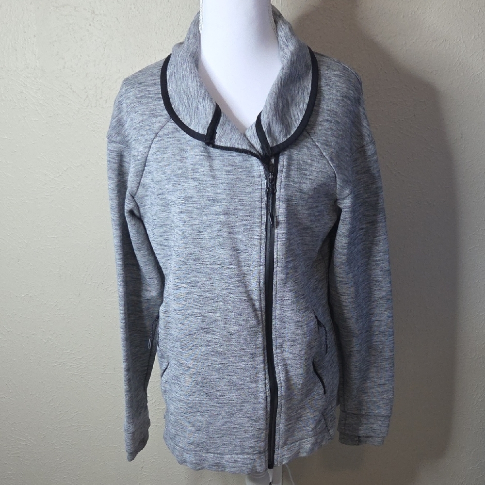 Champion Heather Gray Jacket, Size Medium